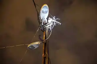 Şehir Merkezinde Elektrik Kablosu Yangını