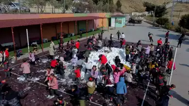 Belen Öğrencilerine Kar Sürprizi!