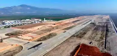 Hatay Havalimanı'nda Onarım Çalışmaları İncelendi