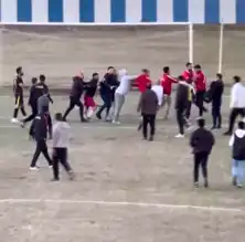 Amatör Maçta Kavga: 5 Futbolcu Yaralandı
