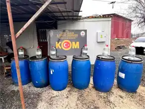Hatay'da 1284 Litre Sahte İçki Ele Geçirildi
