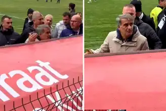 Şenol Güneş, Hatay'da Taraftarlarla Tartıştı!