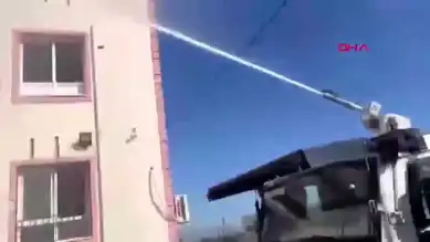 Hatay Hassa'da Okul Çatısında Yangın!