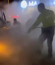 Hatay Samandağ'da Trafik Kazası: Yanma Tehlikesi Sönmüştü!