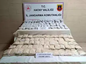Hatay'da Dev Uyuşturucu Operasyonu: 87 Kilo Captagon Ele Geçirildi!