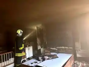 Hatay Kırıkhan'da Ev Yanarak Kullanılamaz Hale Geldi