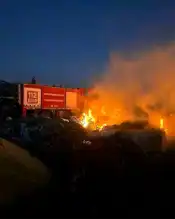 Samandağ'da Boş Arazideki Yangın Söndürüldü