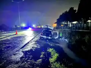 İskenderun'da Seyir Halindeki Otomobil Yandı