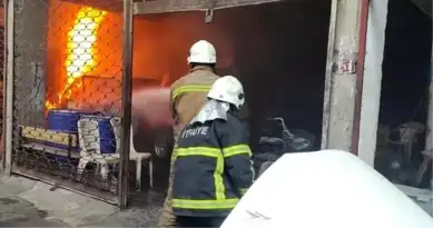 Park Halindeki Araçta Yangın!