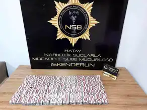 İskenderun'da 3350 Sentetik Hap Ele Geçirildi