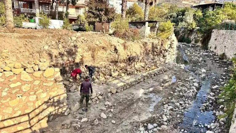 Şiddetli Yağışlara Karşı Dere Islah Çalışmaları