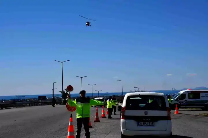 Hatay'da Havadan Trafik Denetimi: 23 Sürücü Cezalı!
