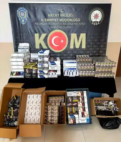 Hatay'da Kaçakçılık Baskını: 13 Gözaltı